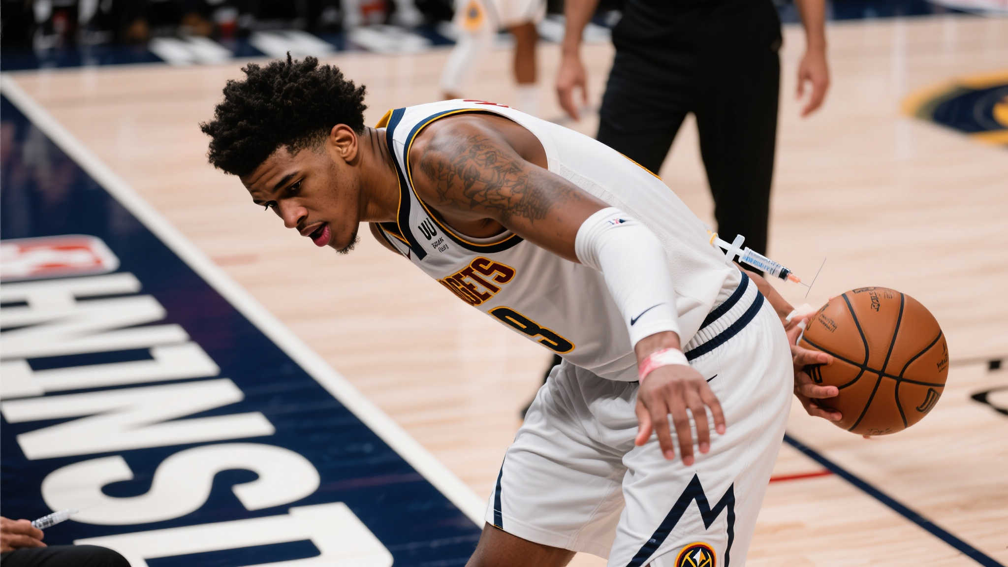 挑战极限！小波特麻醉上阵决战G7，杰伦布朗半月板撕裂仍战到底